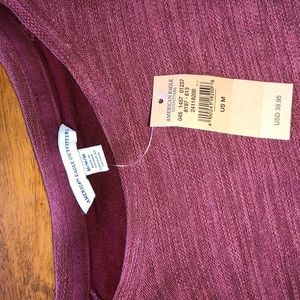 Burgundy American Eagle shirt